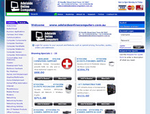 Tablet Screenshot of adelaideonlinecomputers.com.au